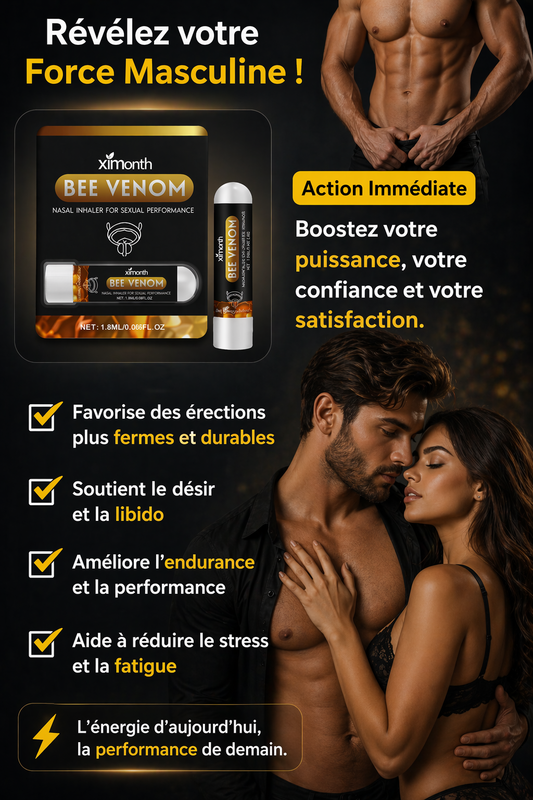 🐝 BEE VENOM – Vitalité & Puissance Masculine 🔥
